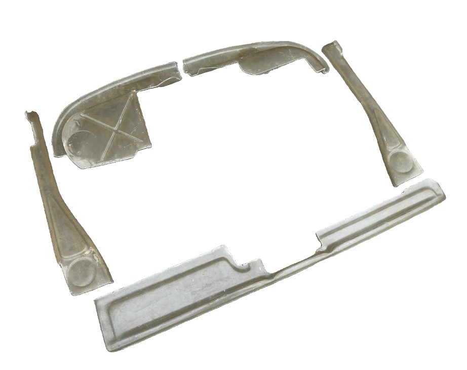 914-6 Amber Fiberglass Engine Surrounds Set