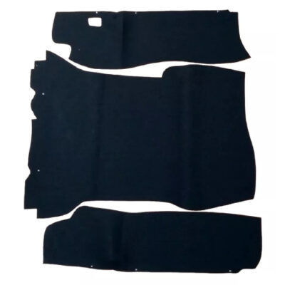 Porsche 911 912 69-73 Black Perlon Felt Front Trunk Carpet Kit