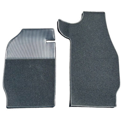 Porsche 911 912 65-73 Coupe Black Felt Front Rear Floor Mats & Pedal Piece Set