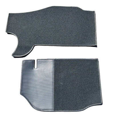 Porsche 911 912 65-73 Coupe Black Felt Front Rear Floor Mats & Pedal Piece Set