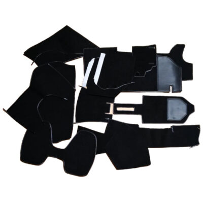 Porsche 911 912 65-73 Coupe Carrera RS Style Black Plush Interior Carpet Set