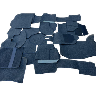 Porsche 911 912 65-73 Coupe Stock Replacement Grey Felt Interior Carpet Set