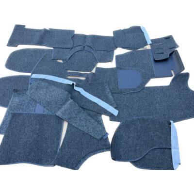 Porsche 911 930 74-85 Targa Stock Replacement Charcoal Grey Felt Carpet Set