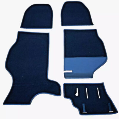 Porsche 911 930 74-85 Targa Stock Replacement Black Plush Interior Carpet Set