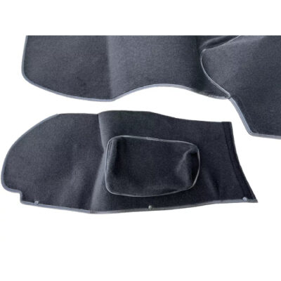 Porsche 911 930 86-89 LHD Black Plush Front Trunk Carpet Kit