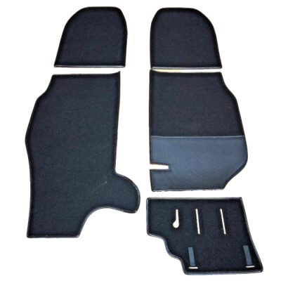 Porsche 911 912 65-73 Targa Stock Replacement Black Plush Interior Carpet Set